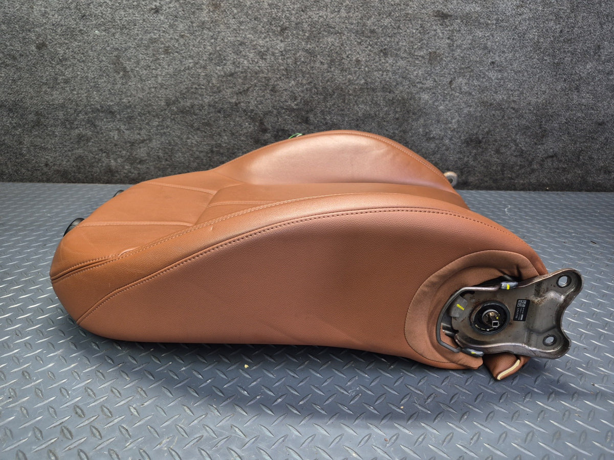 17-22 Alfa Romeo Giulia Front Left Driver Seat Upper Cushion Leather Brown OEM
