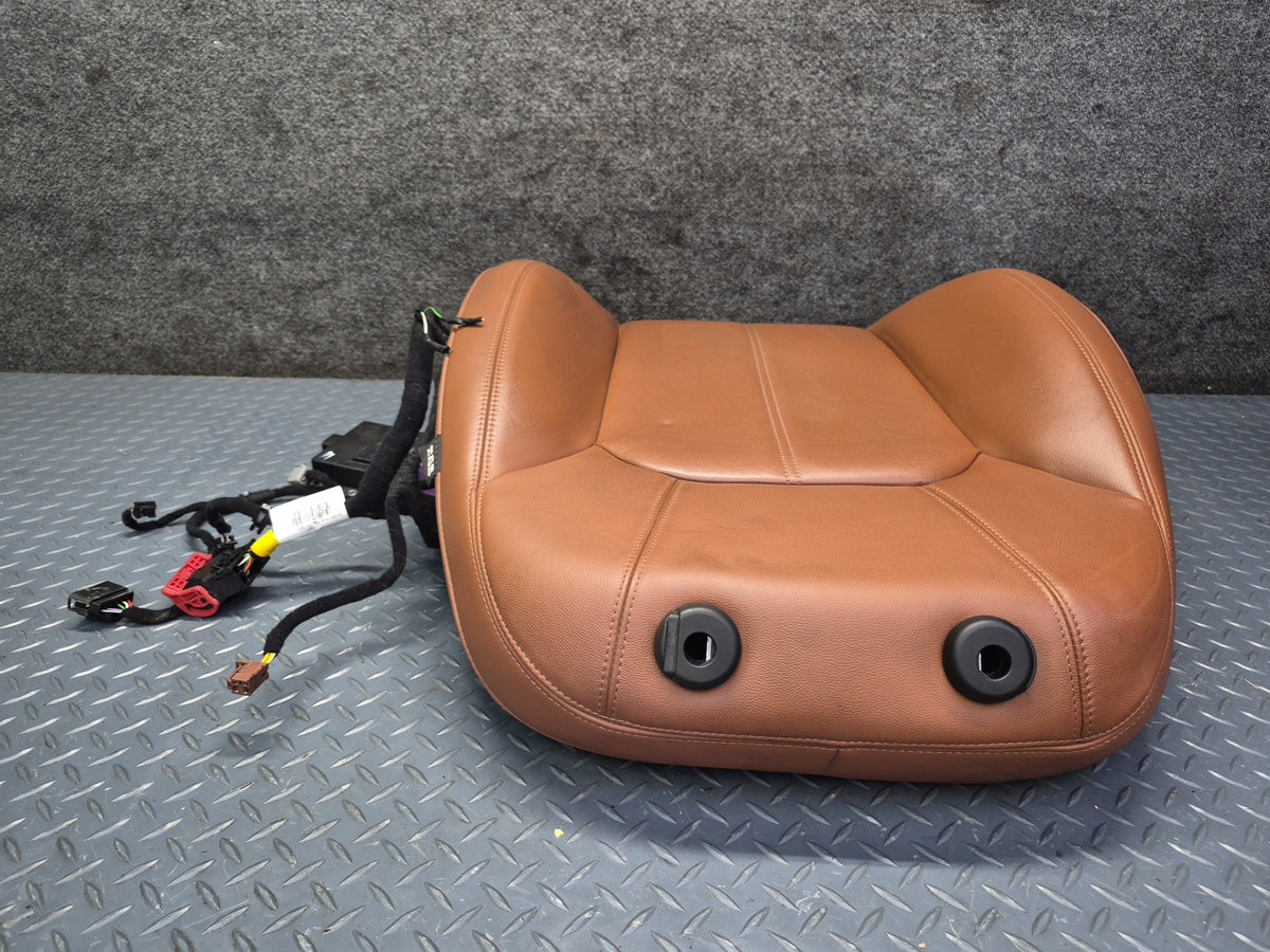 17-22 Alfa Romeo Giulia Front Left Driver Seat Upper Cushion Leather Brown OEM