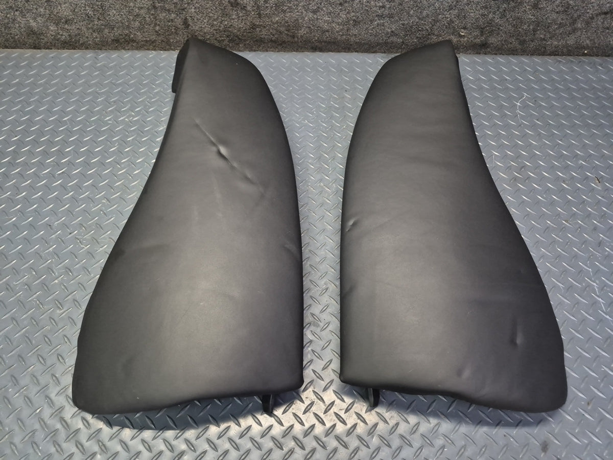 2008-2011 BMW E90 M3 Sedan Rear Left & Right Seat Leather Bolster Set of 2