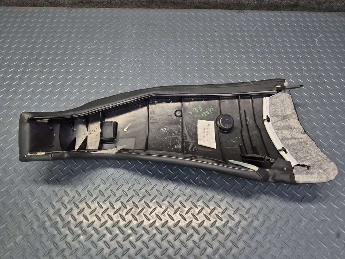 2008-2011 BMW E90 M3 Sedan Rear Left & Right Seat Leather Bolster Set of 2