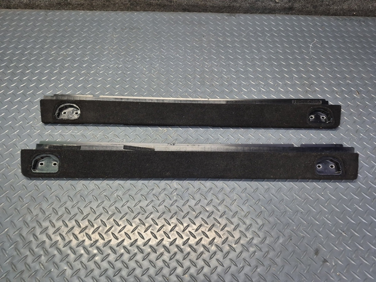 2017-2020 Maserati Levante M161 Trunk Cargo Floor Side Hook Rail Cover Set of 2