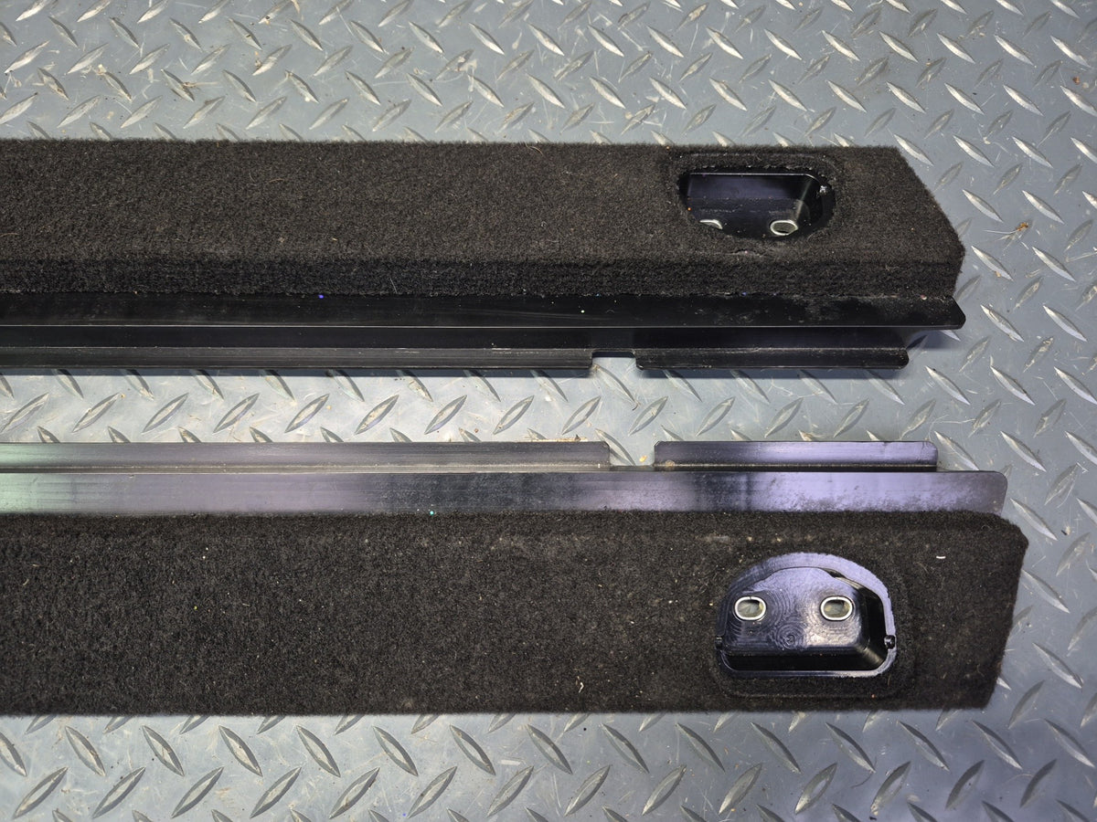 2017-2020 Maserati Levante M161 Trunk Cargo Floor Side Hook Rail Cover Set of 2