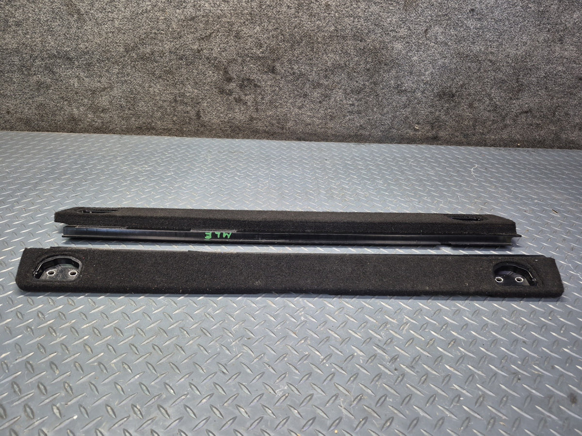 2017-2020 Maserati Levante M161 Trunk Cargo Floor Side Hook Rail Cover Set of 2