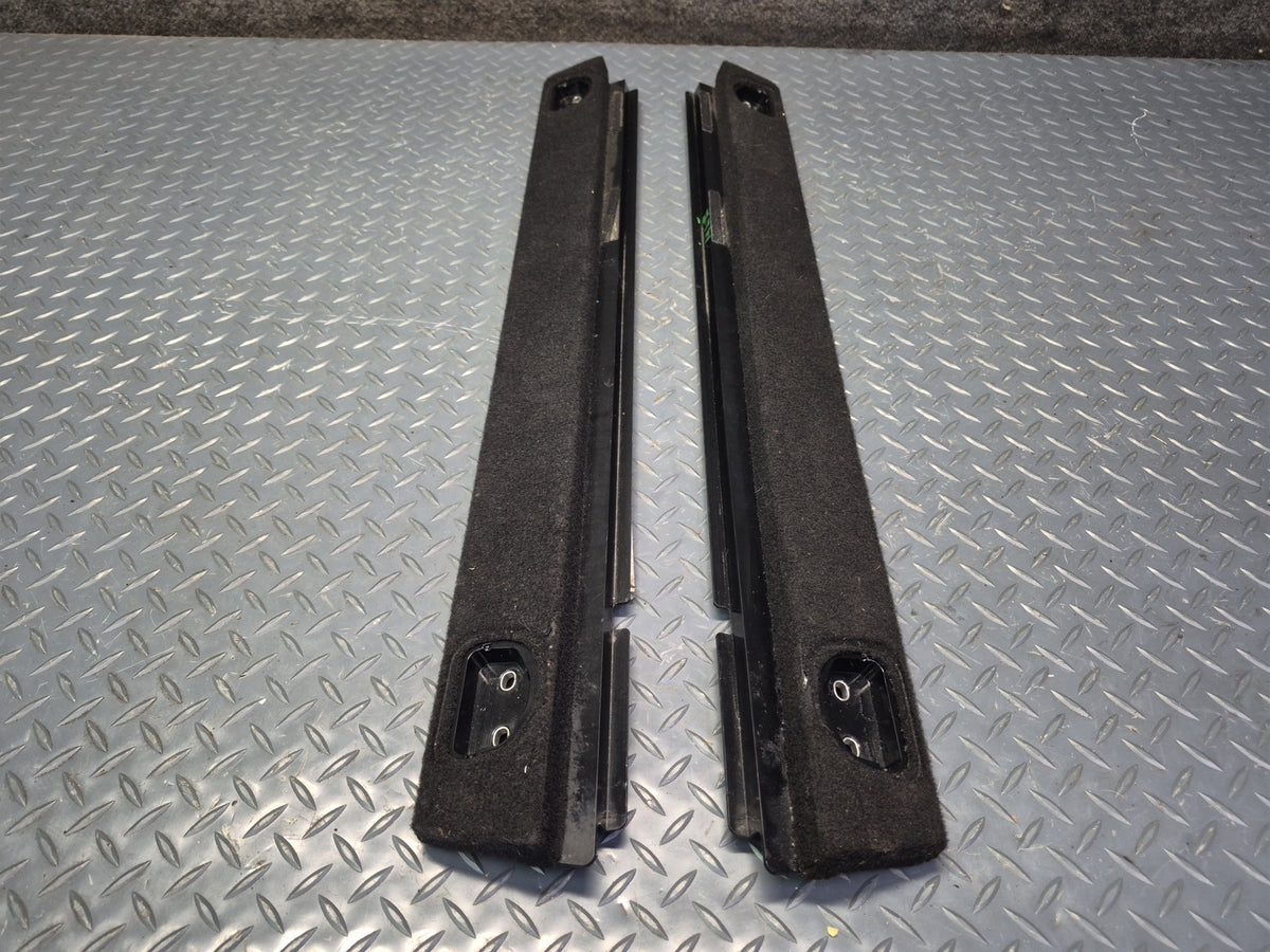 2017-2020 Maserati Levante M161 Trunk Cargo Floor Side Hook Rail Cover Set of 2