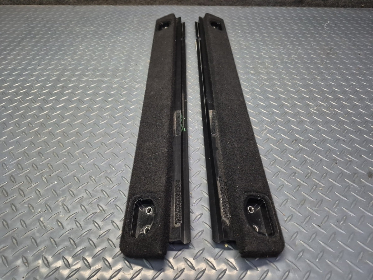 2017-2020 Maserati Levante M161 Trunk Cargo Floor Side Hook Rail Cover Set of 2
