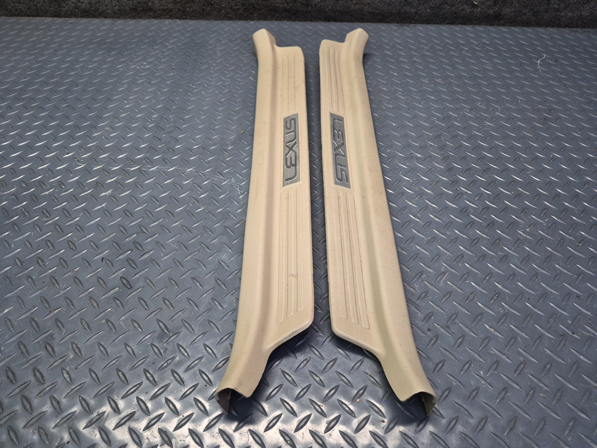 2003-2007 Lexus UZJ100L LX470 Front & Rear Door Scuff Sill Plate Trim Set of 4