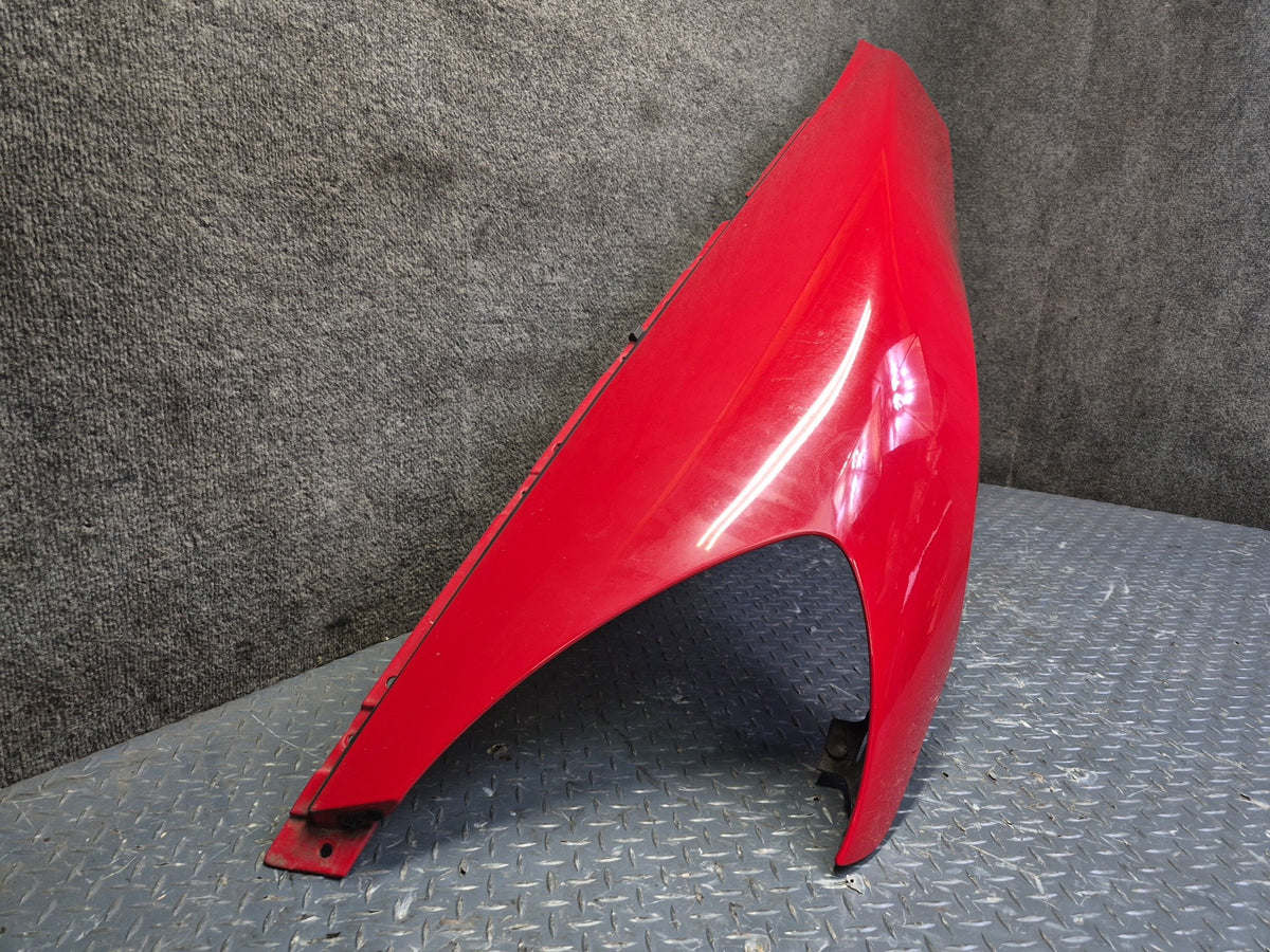 05-13 Chevrolet Corvette C6 Base Front Left Fender Shell Cover Panel RED OEM
