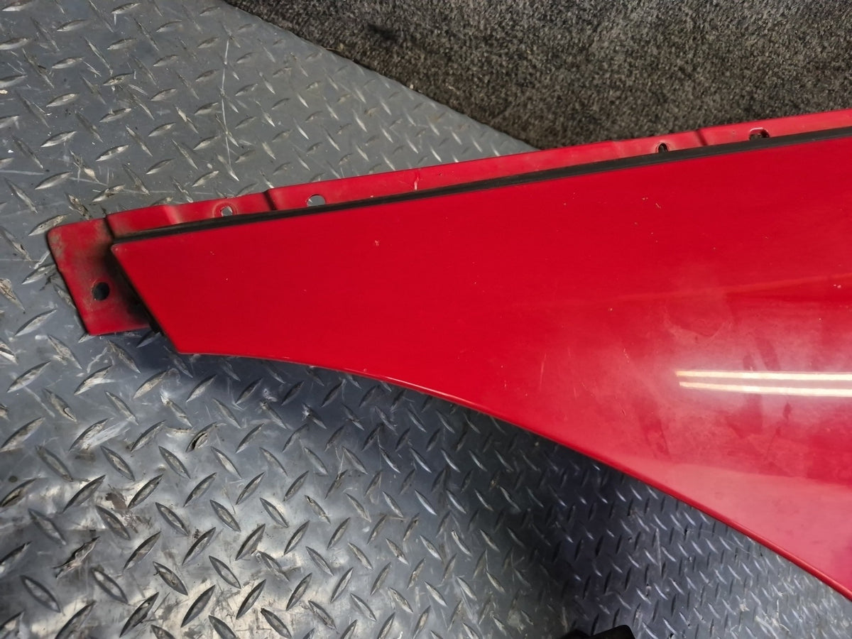 05-13 Chevrolet Corvette C6 Base Front Left Fender Shell Cover Panel RED OEM