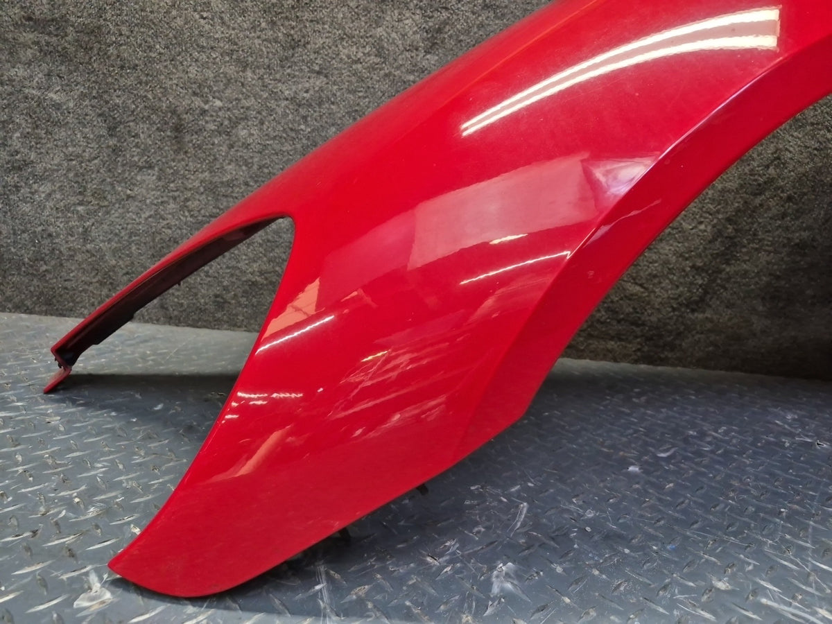 05-13 Chevrolet Corvette C6 Base Front Left Fender Shell Cover Panel RED OEM