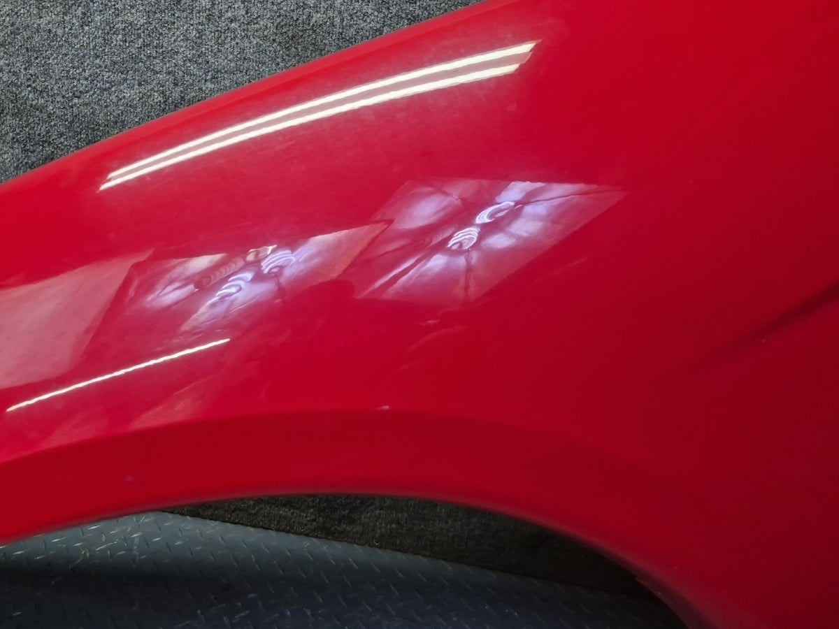 05-13 Chevrolet Corvette C6 Base Front Left Fender Shell Cover Panel RED OEM