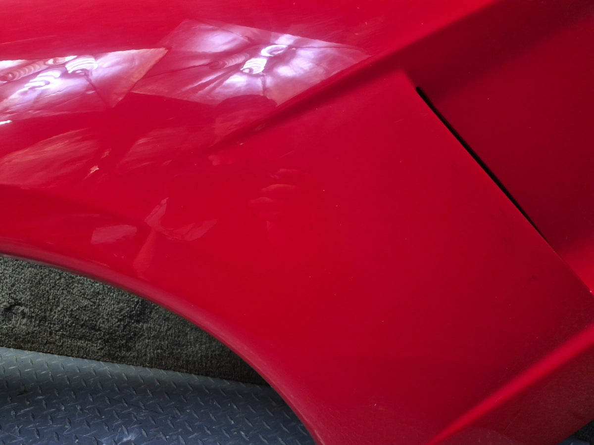 05-13 Chevrolet Corvette C6 Base Front Left Fender Shell Cover Panel RED OEM