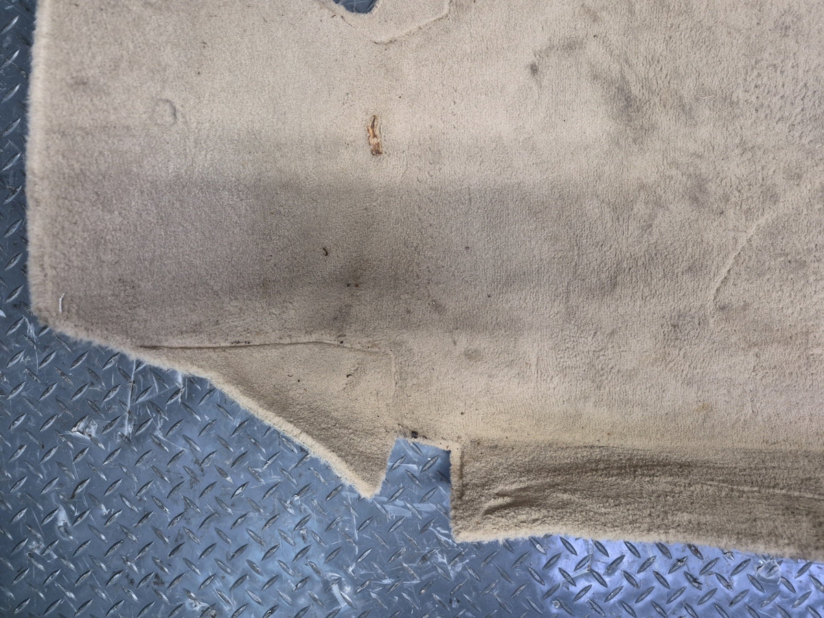 05-13 Chevrolet Corvette C6 Front Left Floor Carpet Liner Cashmere OEM