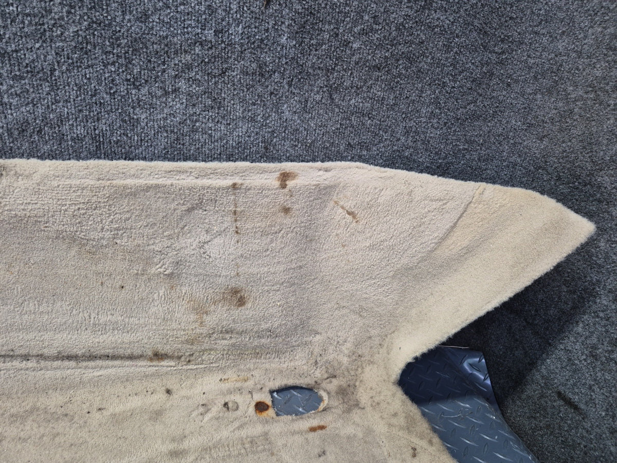 05-13 Chevrolet Corvette C6 Front Left Floor Carpet Liner Cashmere OEM