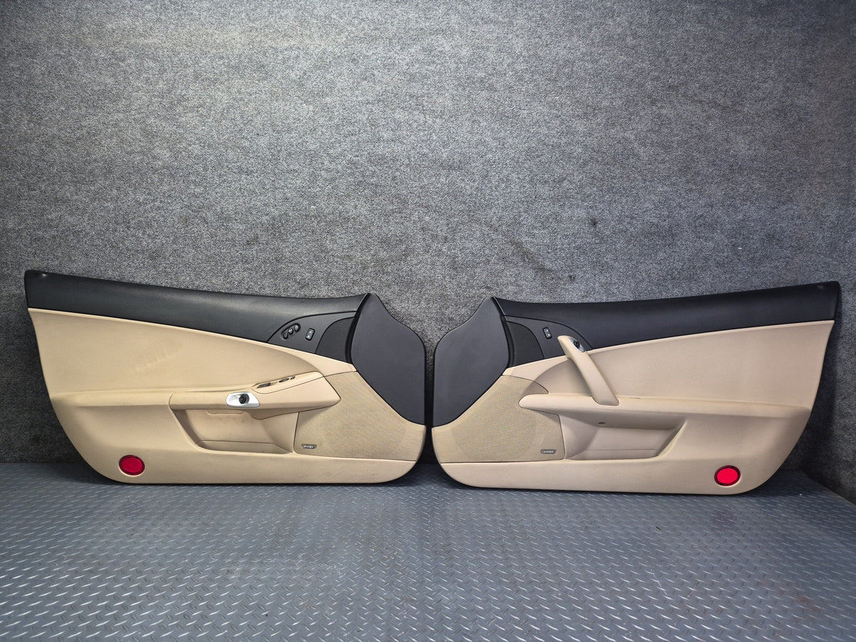 05-08 Chevrolet Corvette C6 Set of 2 Door Interior Trim Cover Panel OEM
