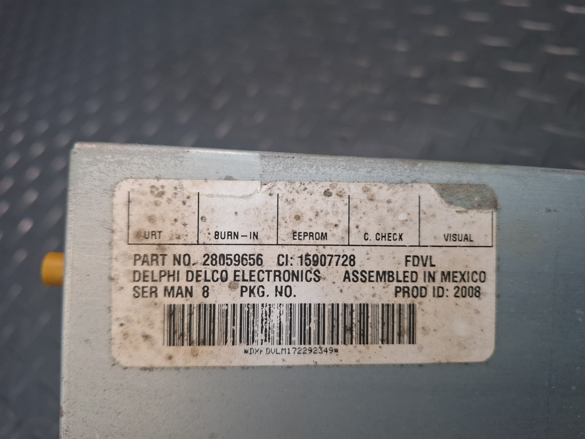 2008-2009 Hummer H2  Satellite Radio Reciever Module 28059656
