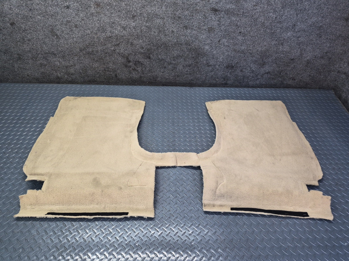 05-13 Chevrolet Corvette C6 Conv Front Seat Back Body Panel Carpet Cashmere OEM