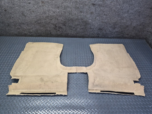 05-13 Chevrolet Corvette C6 Conv Front Seat Back Body Panel Carpet Cashmere OEM