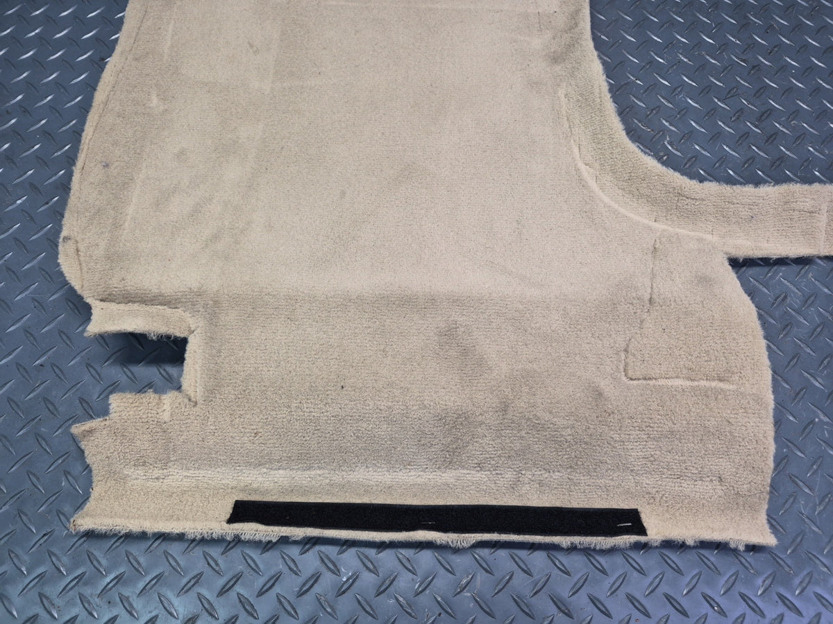 05-13 Chevrolet Corvette C6 Conv Front Seat Back Body Panel Carpet Cashmere OEM