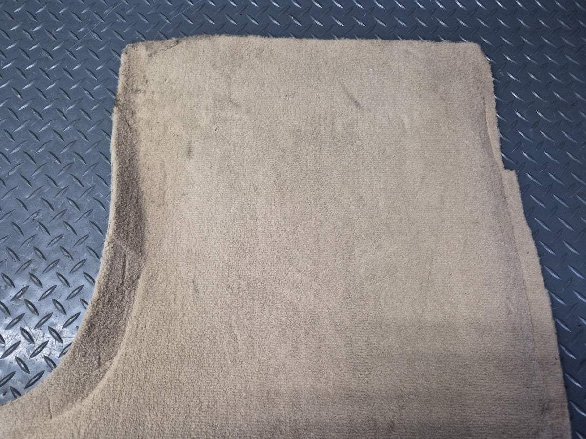 05-13 Chevrolet Corvette C6 Conv Front Seat Back Body Panel Carpet Cashmere OEM