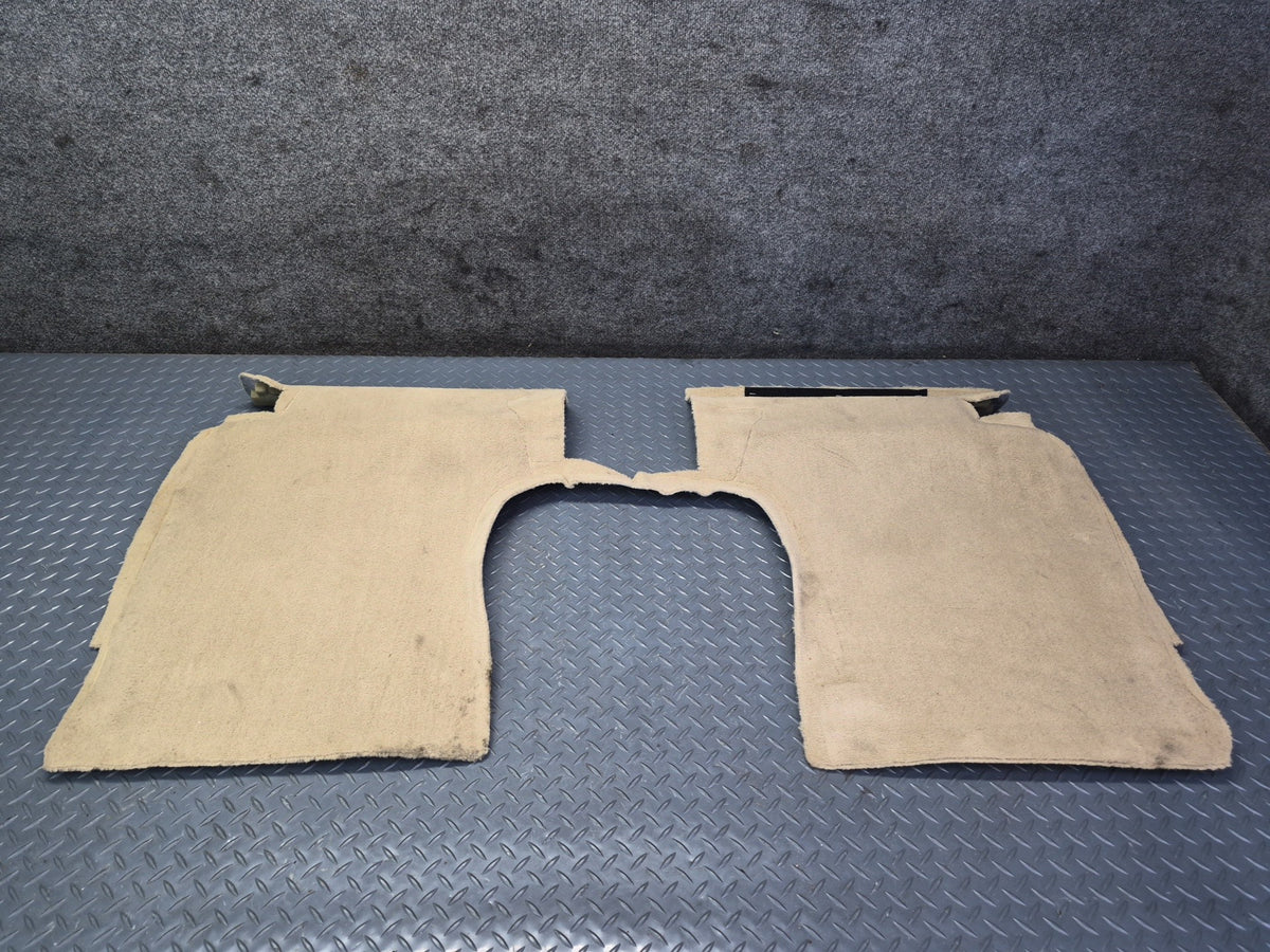 05-13 Chevrolet Corvette C6 Conv Front Seat Back Body Panel Carpet Cashmere OEM