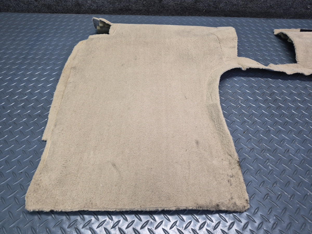 05-13 Chevrolet Corvette C6 Conv Front Seat Back Body Panel Carpet Cashmere OEM