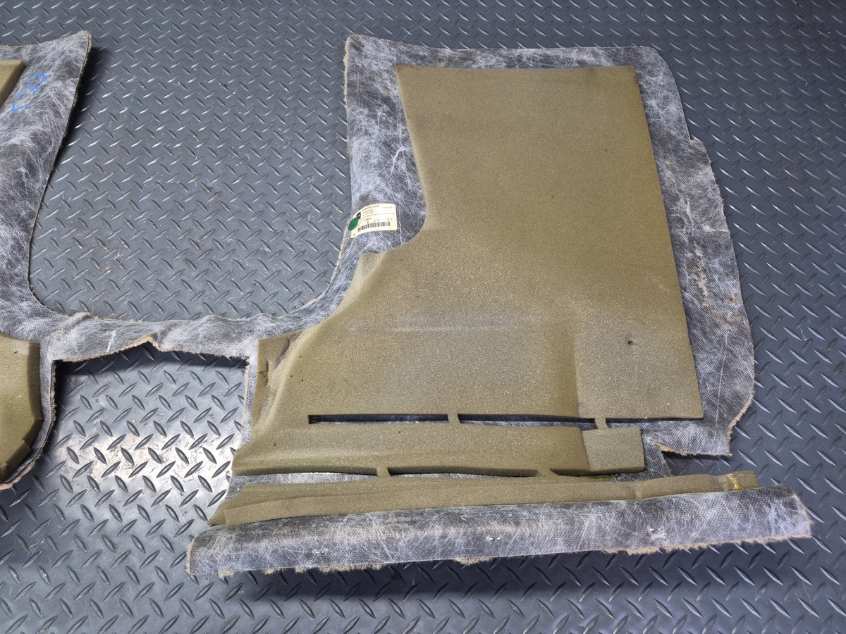 05-13 Chevrolet Corvette C6 Conv Front Seat Back Body Panel Carpet Cashmere OEM
