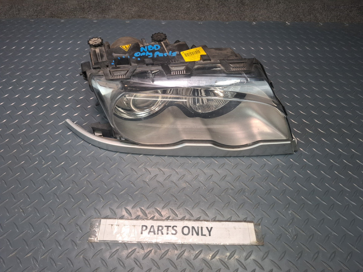 01-06 BMW E46 330Ci Coupe Convertible Front Right Xenon HID Headlight Defective