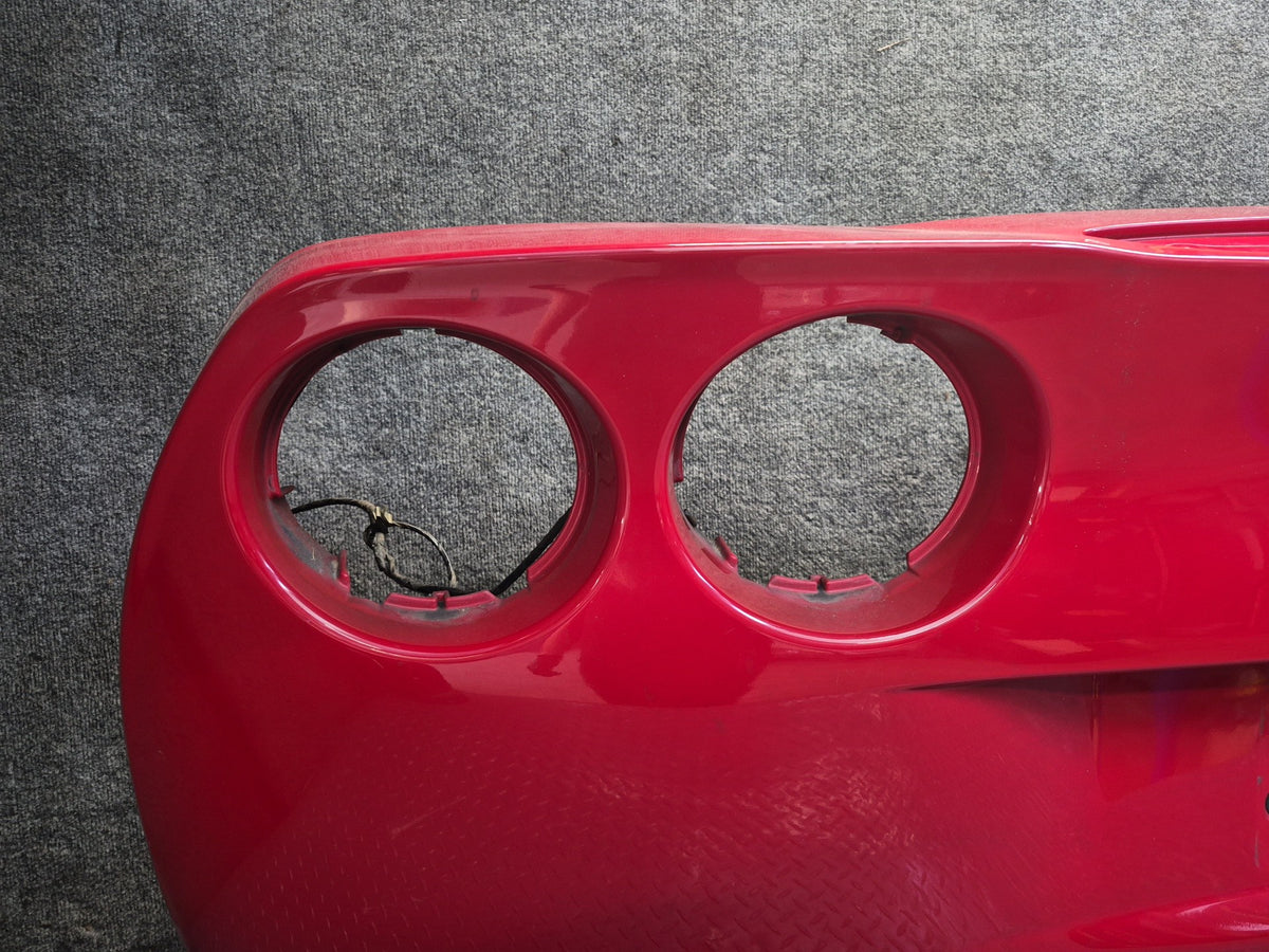 05-13 Chevrolet Corvette C6 Rear Bumper Cover RED w Diffuser & Wire OEM