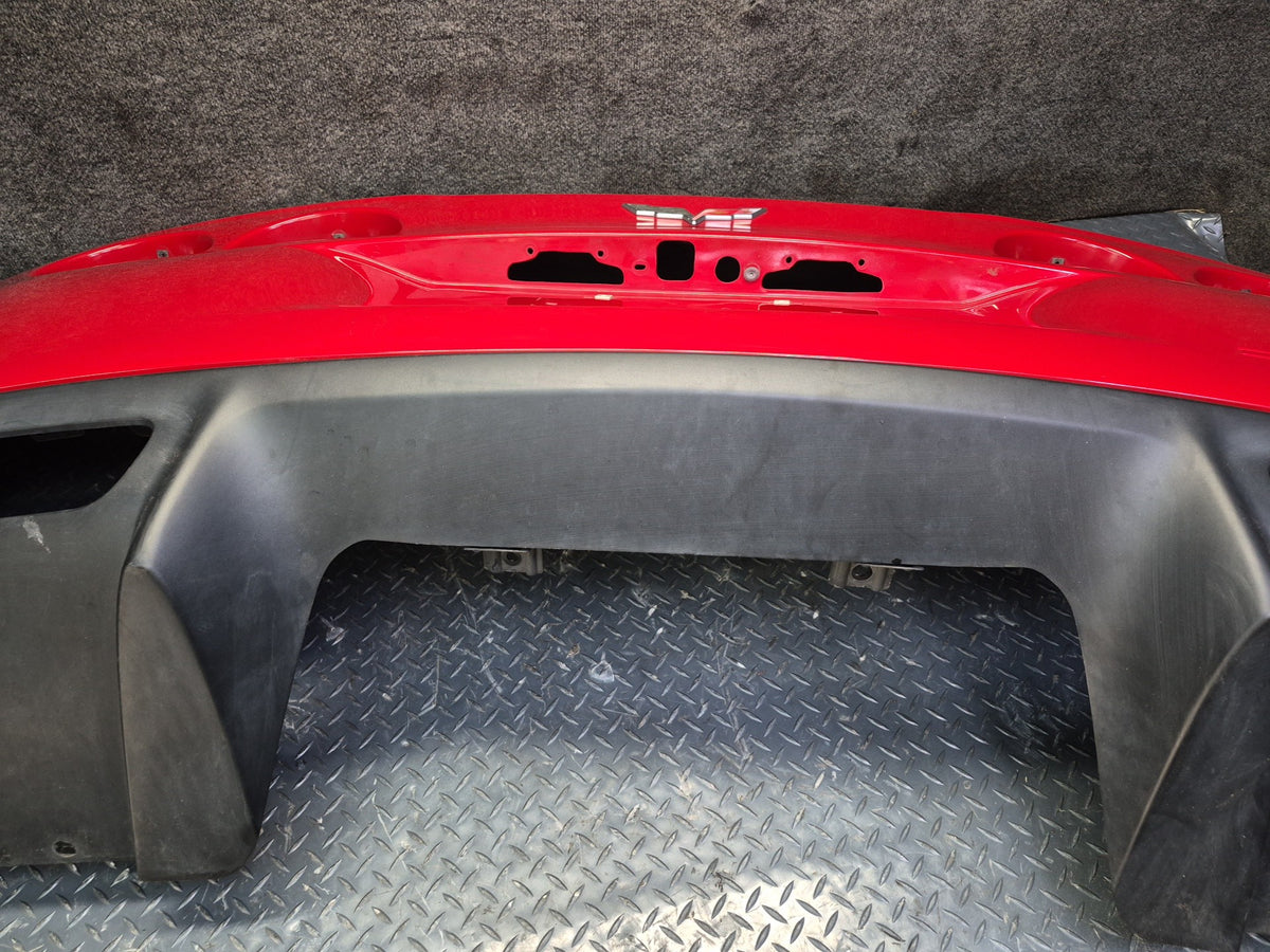 05-13 Chevrolet Corvette C6 Rear Bumper Cover RED w Diffuser & Wire OEM