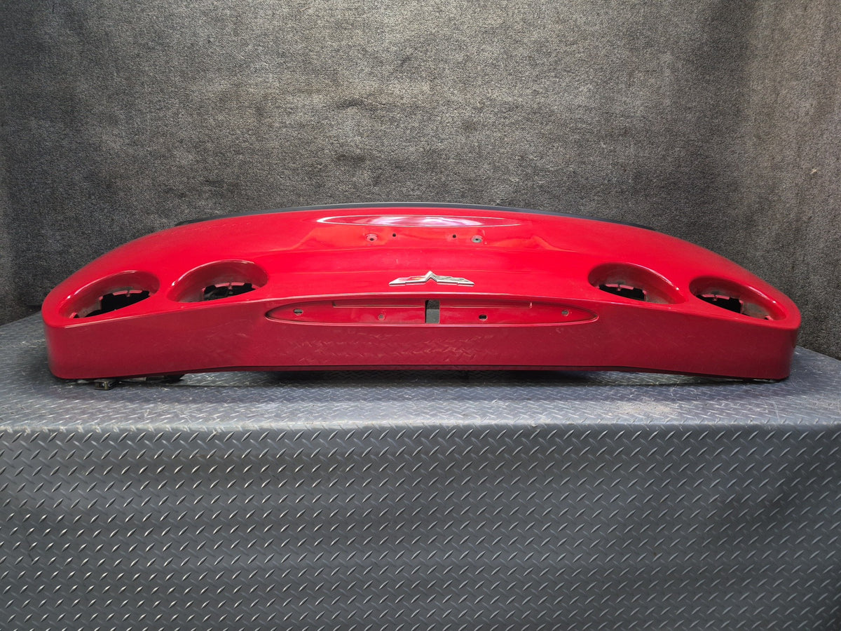 05-13 Chevrolet Corvette C6 Rear Bumper Cover RED w Diffuser & Wire OEM