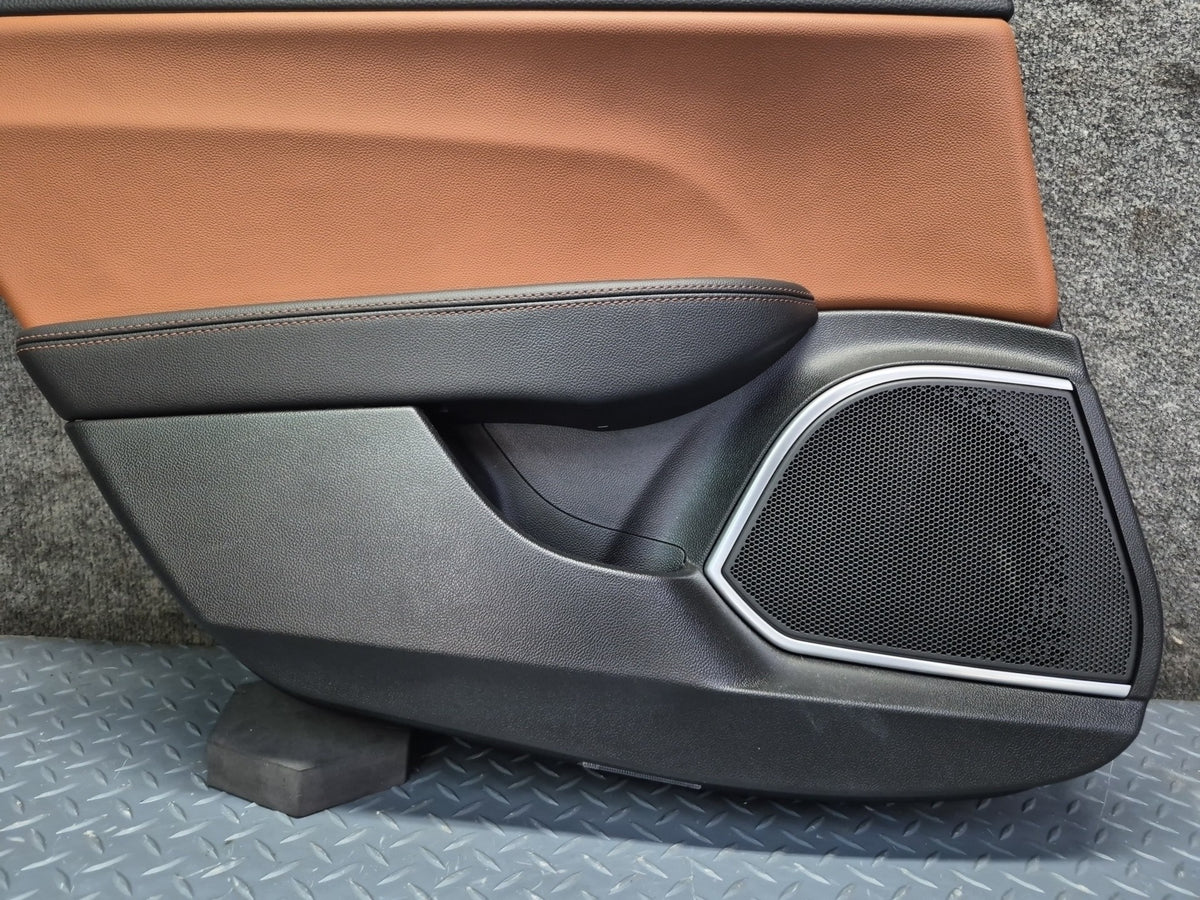 17-22 Alfa Romeo Giulia Set of 2 Rear Left & Right Door Interior Trim Panel OEM