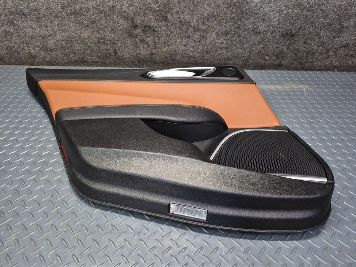 17-22 Alfa Romeo Giulia Set of 2 Rear Left & Right Door Interior Trim Panel OEM