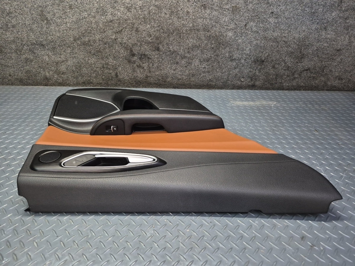17-22 Alfa Romeo Giulia Set of 2 Rear Left & Right Door Interior Trim Panel OEM