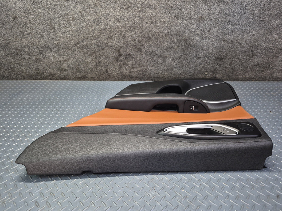 17-22 Alfa Romeo Giulia Set of 2 Rear Left & Right Door Interior Trim Panel OEM