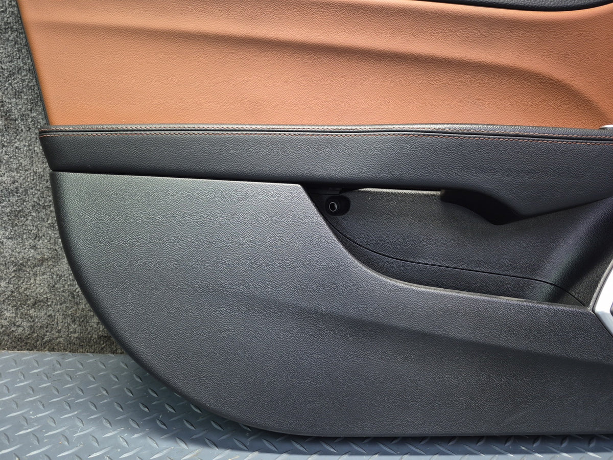 17-22 Alfa Romeo Giulia Set of 2 Front Left & Right Door Interior Trim Panel OEM