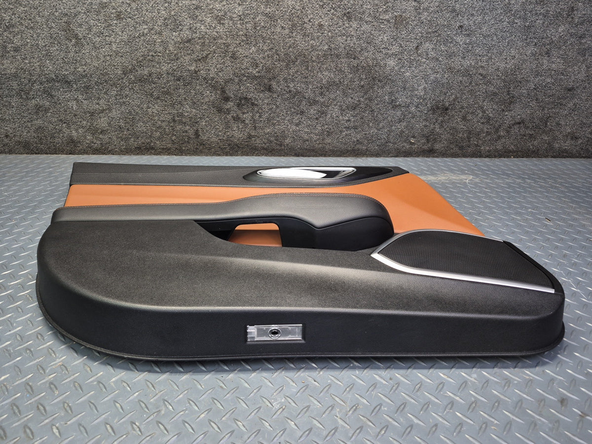 17-22 Alfa Romeo Giulia Set of 2 Front Left & Right Door Interior Trim Panel OEM