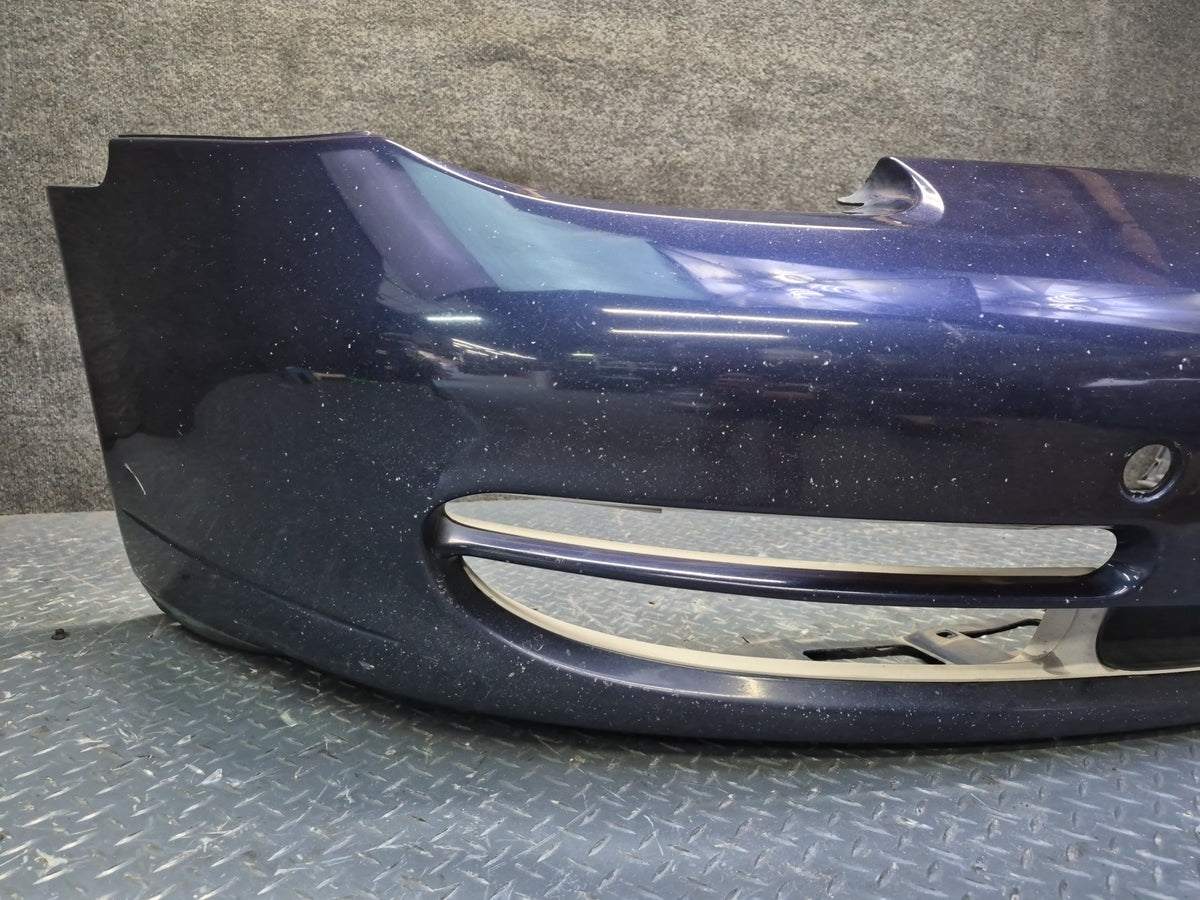 1999-2001 Porsche 911 Carrera 996 Front Bumper Cover Panel Blue Damaged