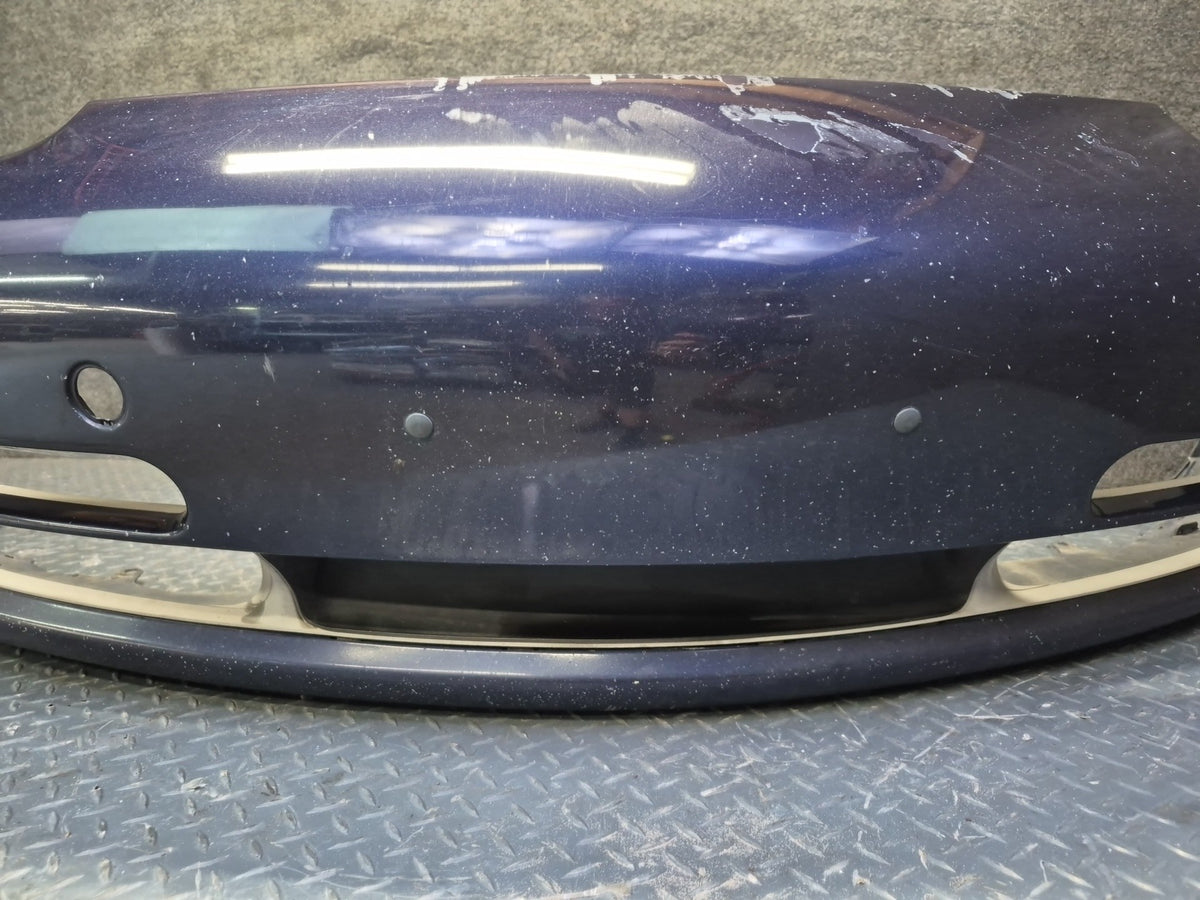 1999-2001 Porsche 911 Carrera 996 Front Bumper Cover Panel Blue Damaged
