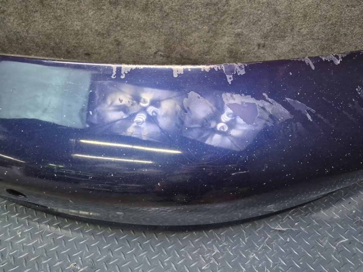 1999-2001 Porsche 911 Carrera 996 Front Bumper Cover Panel Blue Damaged