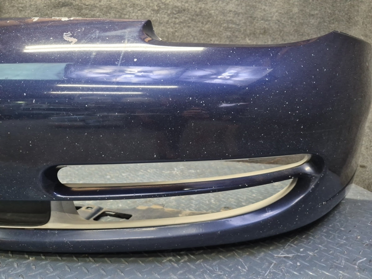 1999-2001 Porsche 911 Carrera 996 Front Bumper Cover Panel Blue Damaged