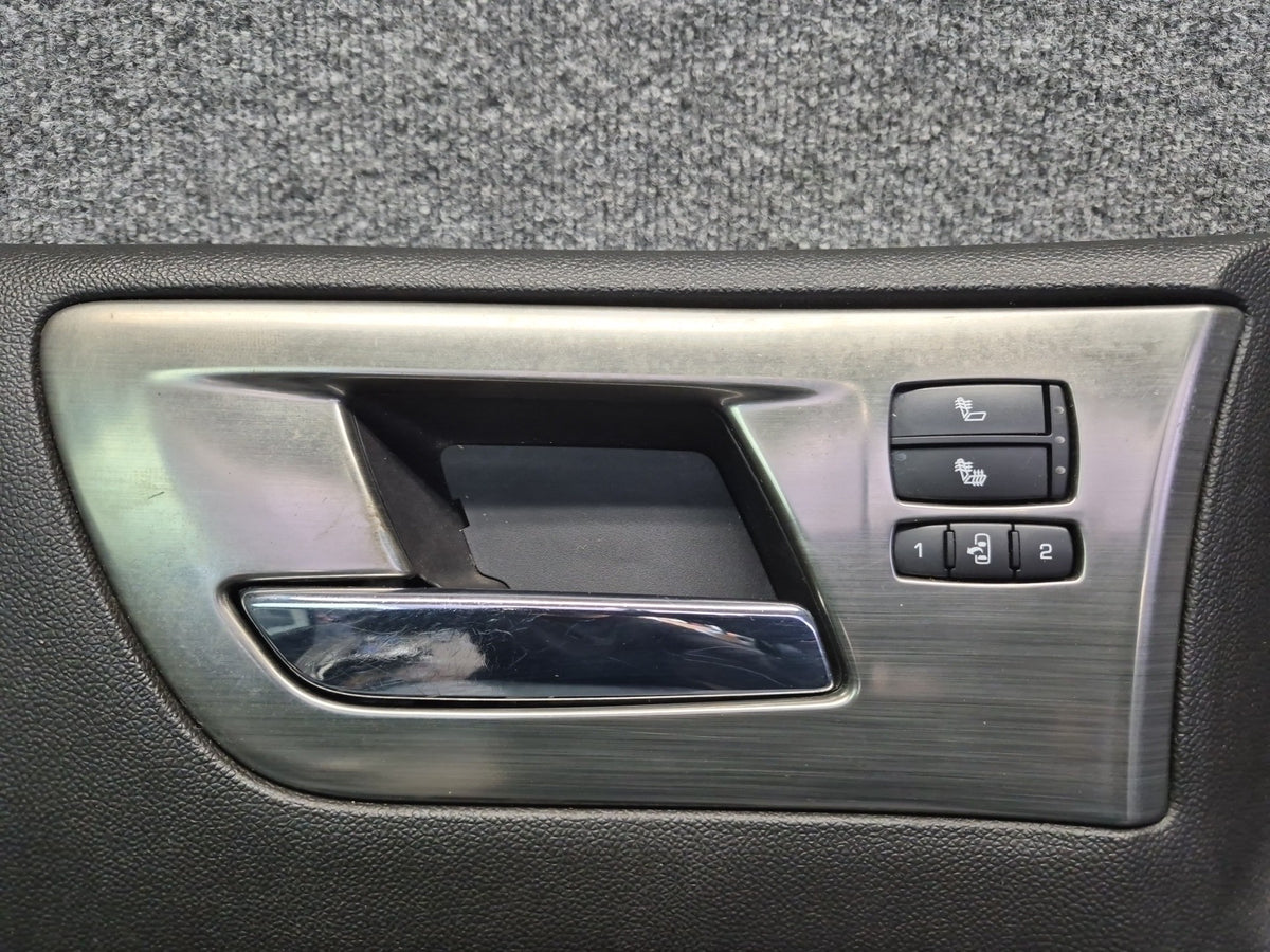 2008-2009 Hummer H2 Front Left Right Door Interior Trim Cover Panel Black Set