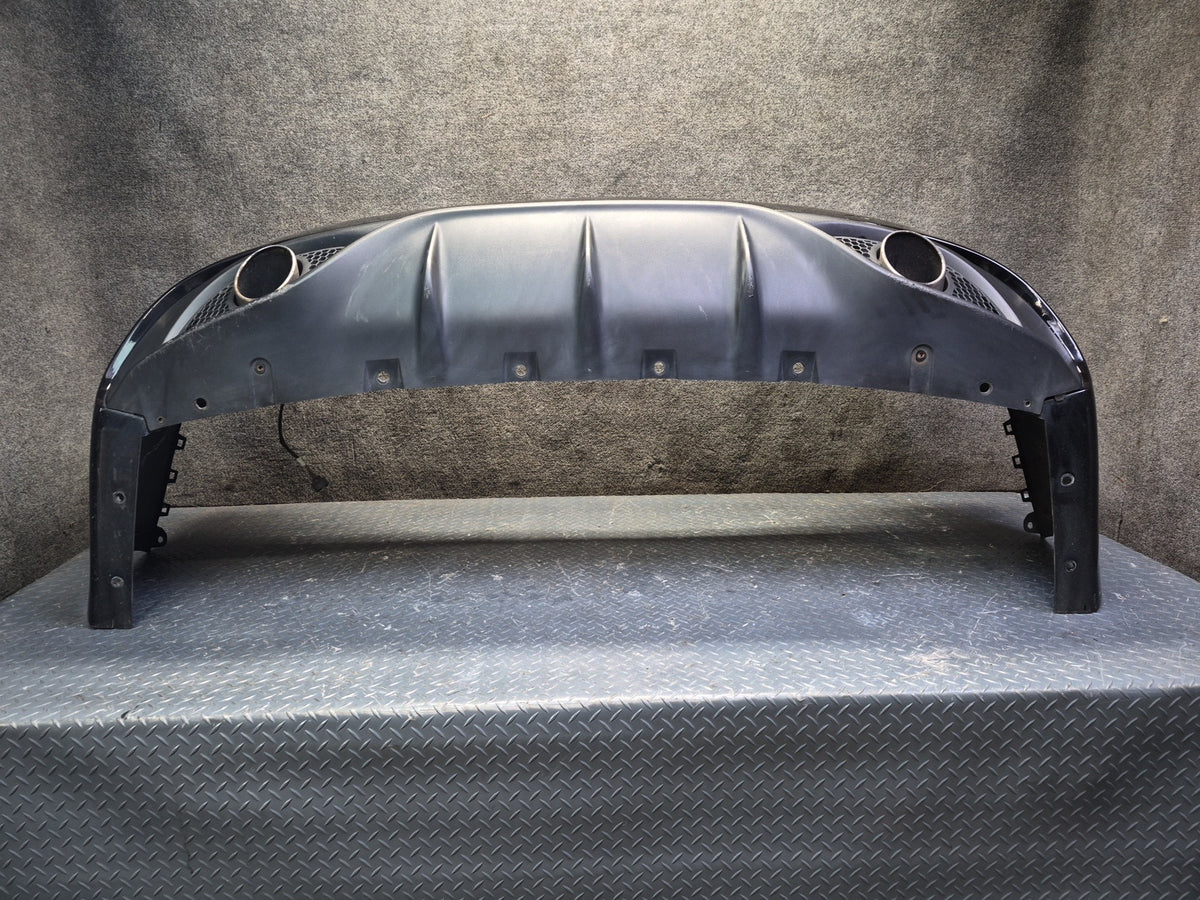 17-21 Alfa Romeo Giulia Q4 952 Rear Bumper Cover Black w PDC Assembly OEM