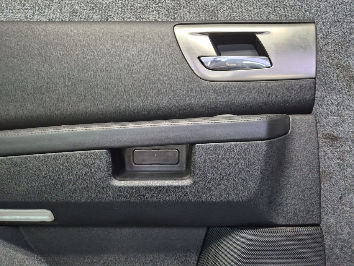 2008-2009 Hummer H2 Rear Left Right Door Interior Trim Cover Panel Black Set