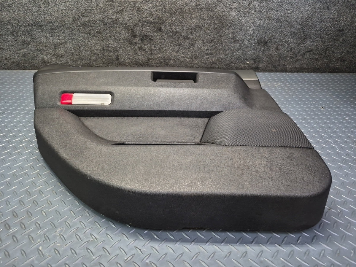 2008-2009 Hummer H2 Rear Left Right Door Interior Trim Cover Panel Black Set