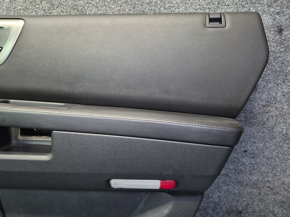 2008-2009 Hummer H2 Rear Left Right Door Interior Trim Cover Panel Black Set