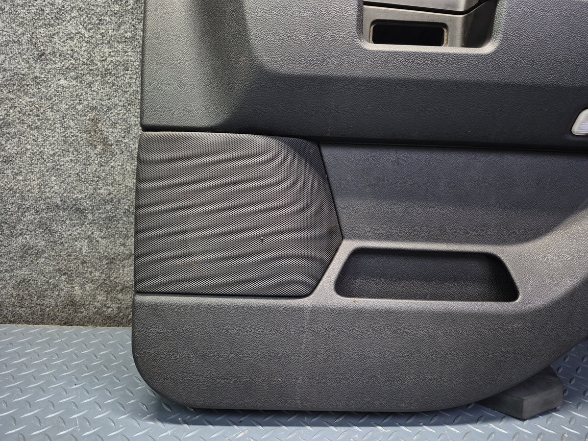 2008-2009 Hummer H2 Rear Left Right Door Interior Trim Cover Panel Black Set