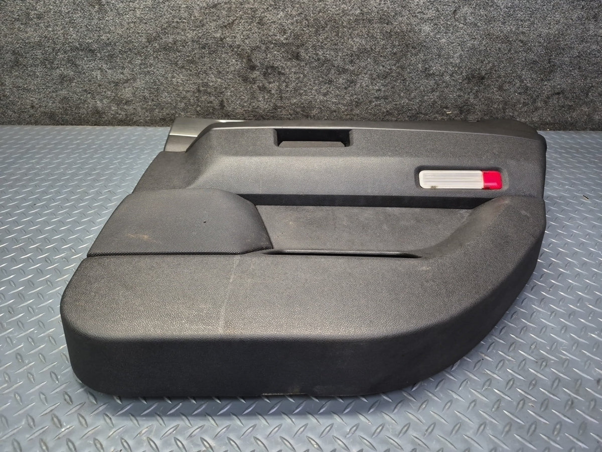2008-2009 Hummer H2 Rear Left Right Door Interior Trim Cover Panel Black Set