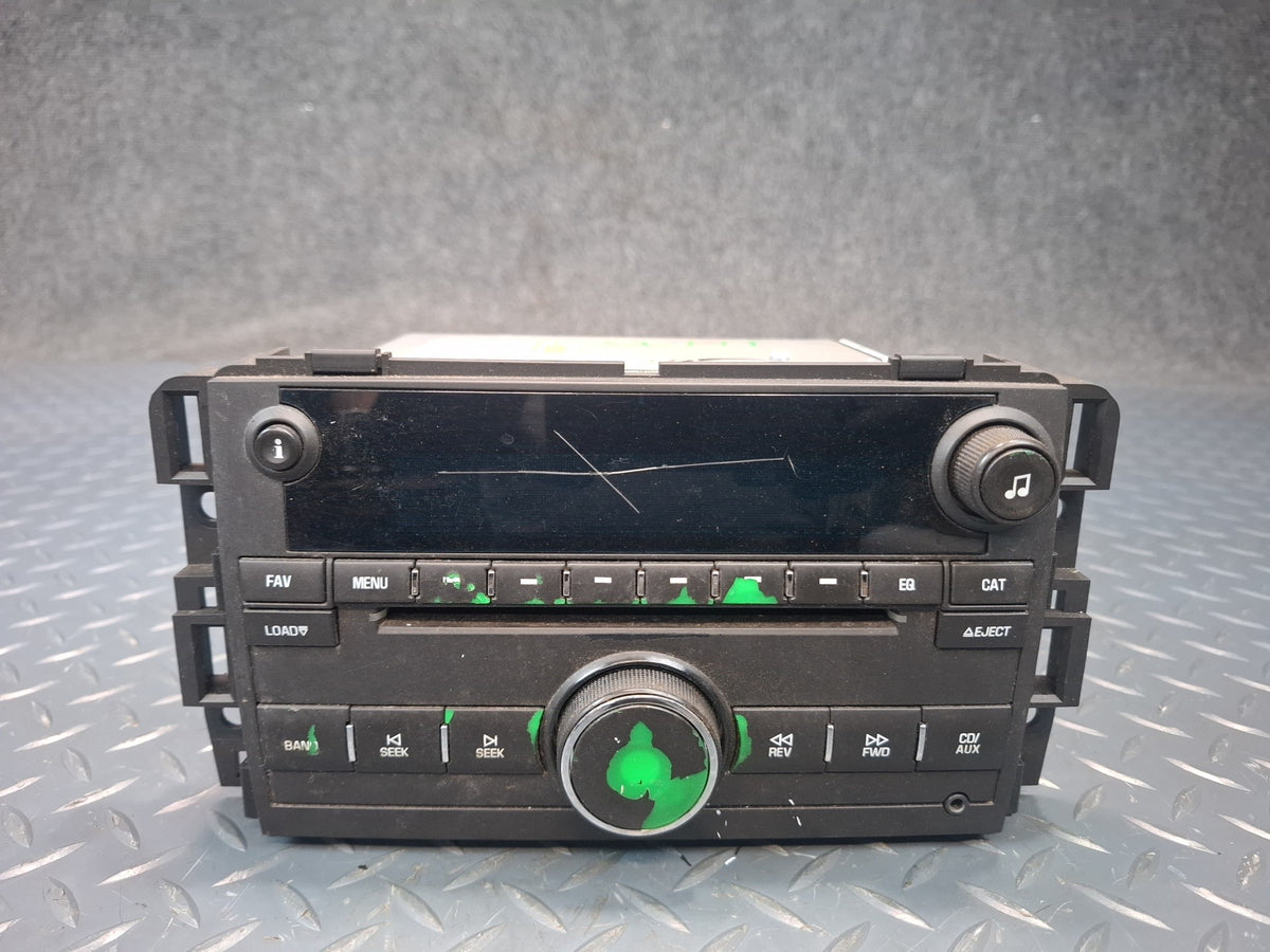2008-2009 Hummer H2 Radio CD Player Receiver Head Unit 25799568 Damaged