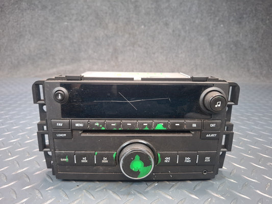 2008-2009 Hummer H2 Radio CD Player Receiver Head Unit 25799568 Damaged