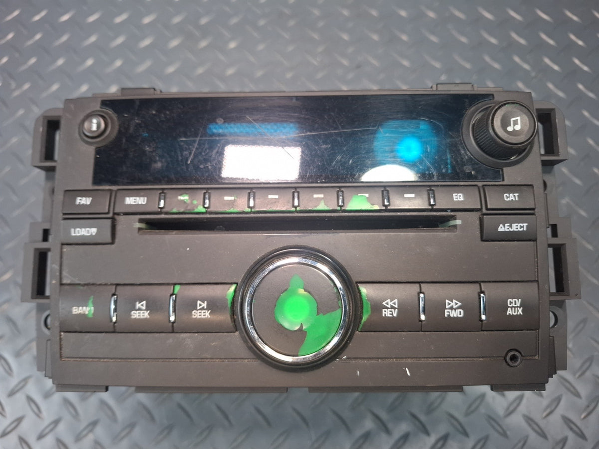 2008-2009 Hummer H2 Radio CD Player Receiver Head Unit 25799568 Damaged